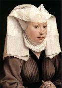 WEYDEN, Rogier van der, Lady Wearing a Gauze Headdress